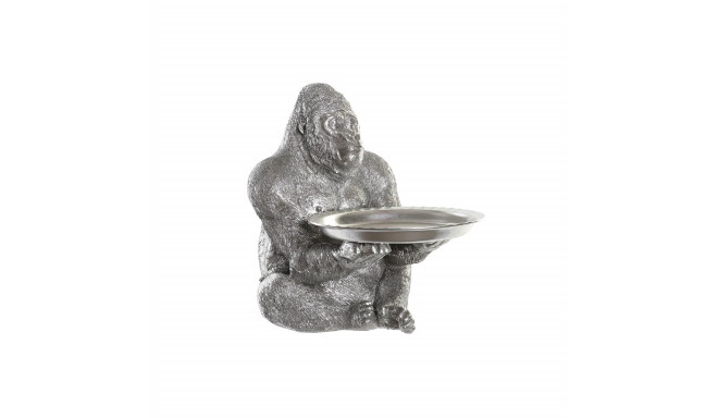 Decorative Figure DKD Home Decor Silver Colonial Gorilla 38 x 55 x 52 cm