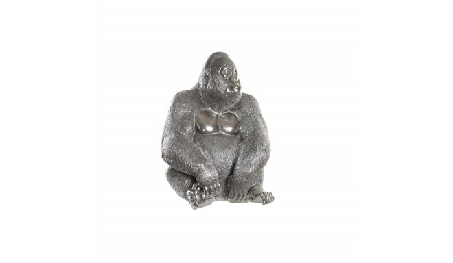 Dekoratīvās figūriņas DKD Home Decor Sudrabains Koloniāls Gorilla 46 x 40 x 61 cm