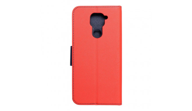FANCY Book case for XIAOMI Redmi Note 9 red/navy