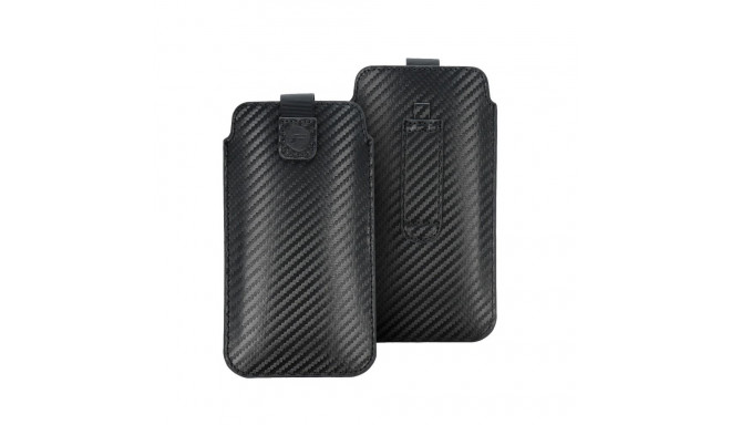 POCKET Carbon Universal Case - Size 09 - for IPHONE 13 mini / 6 / 7 / 8 / 12 mini SAMSUNG S3 (i9300)