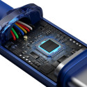 BASEUS cable Type C to Type C PD100W Power Delivery Crystal Shine CAJY000603 1,2m blue