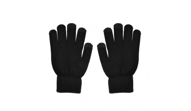 Touch screen gloves TRIANGLE for Woman black