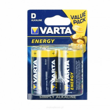 VARTA alkaline battery R20 (Type D) Energy 2 pcs