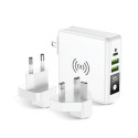Multifunction Charger Forcell 15W 4in1 with USB/USB-C socket, power bank 8000mAh and wireless chargi