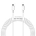 BASEUS cable Type C to Type C PD100W Power Delivery Superior Series Fast Charging CATYS-C02 2 meter 
