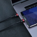 BASEUS cable Cafule 2x Type C 3A 1M red+black CATKLF-G91