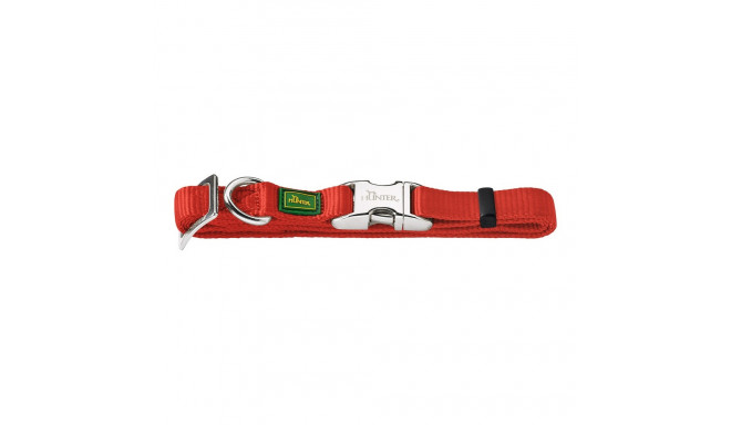 Dog collar Hunter Alu-Strong Red Size M (40-55 cm)