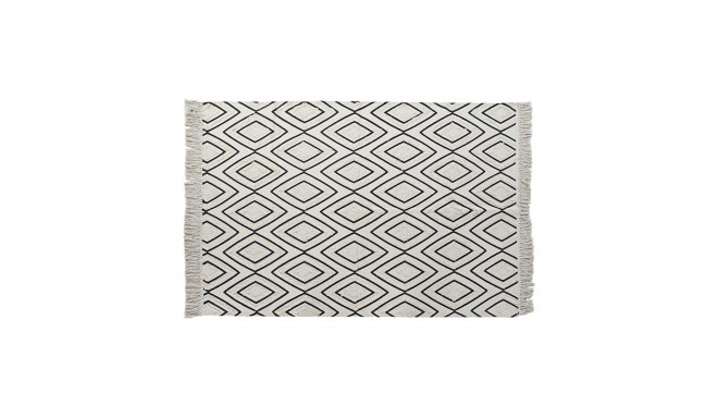 Paklājs DKD Home Decor Melns Balts (120 x 190 x 0,7 cm)