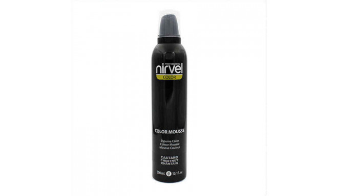 Poolpüsiv värv Nirvel Color Mousse Pruun (300 ml)