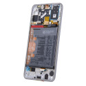 LCD + puutepaneel Huawei P30 Lite MAR-LX1A Original, valge
