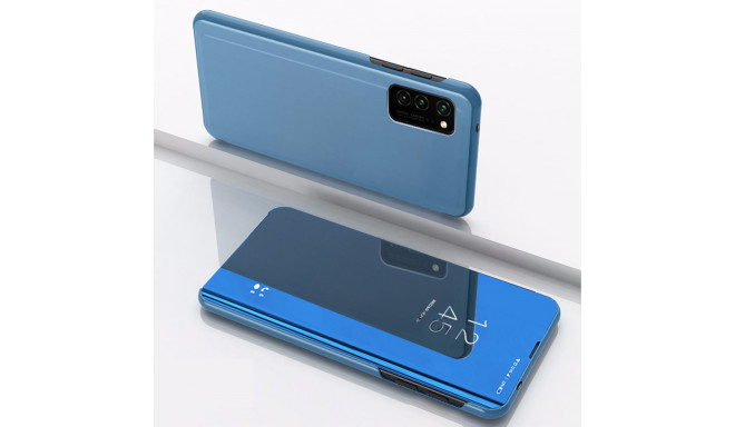 Smart Clear View case for Samsung Galaxy S21 FE 5G blue