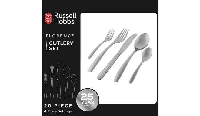 Russell Hobbs RH022641EU7 Florence cutlery set 20pcs