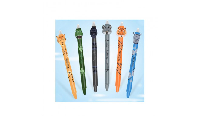 COLORINO kustutatav tindipliiats, sinine, loomad, unisex