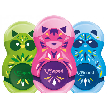 Pliiatsiteritaja - kustukumm Maped 1-auguga Mini Cute Loopy