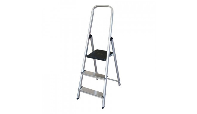 3-step folding ladder Aluminium