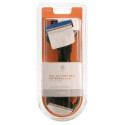 ICIDU IDE ATA 133 Roundcable, 60cm SATA cable 0.6 m Black