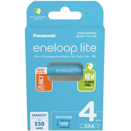 Panasonic eneloop rechargeable battery Lite AAA 4BP