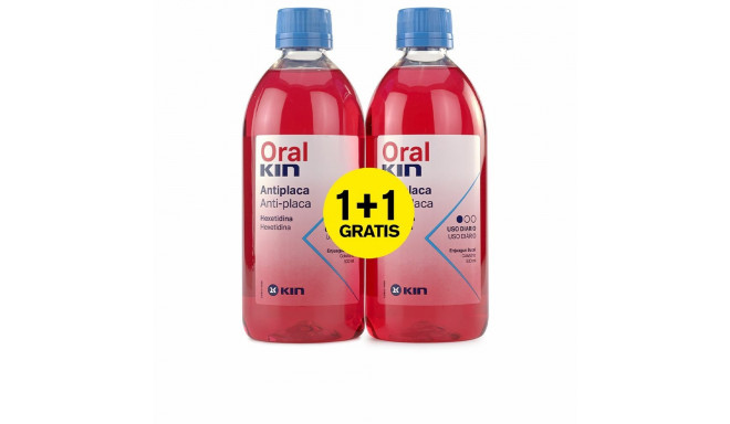 Mouthwash Kin Oralkin Enjuague Bucal Placa Anti-plaque (2 uds)