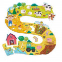 Baby Farm Puzzle Xxl Diset (17 pcs)