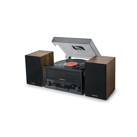 Muse | Turntable Micro System | MT-120MB | Drawer-type CD door | USB port | AUX in