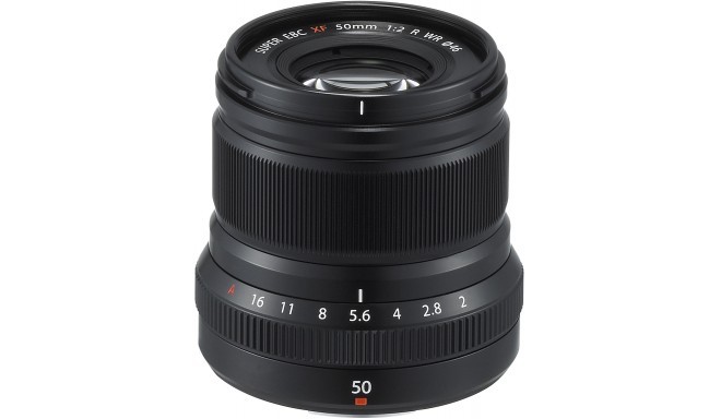 Fujifilm Fujinon XF 50mm f/2 R WR objektiiv, must