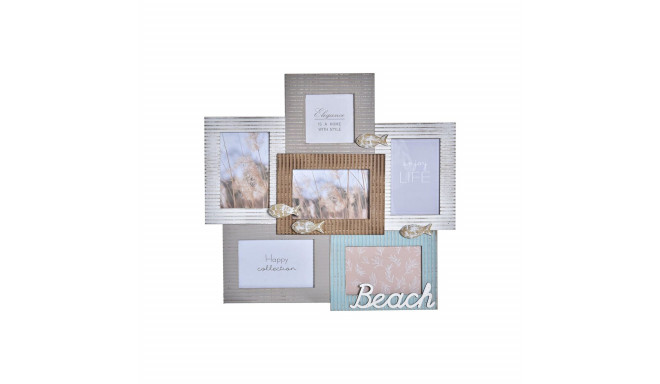 Photo frame DKD Home Decor Beach 46,5 x 2 x 44,5 cm Wood Sailor