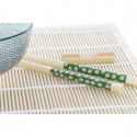 Sushi Set DKD Home Decor Green Bamboo Stoneware (14,5 x 14,5 x 31 cm)