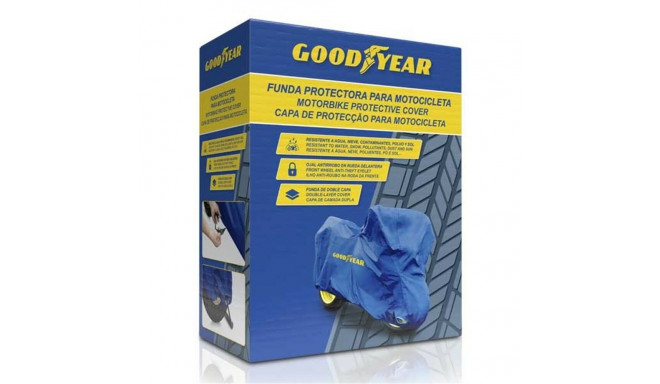 Motorcycle Cover Goodyear GOD7021 Blue