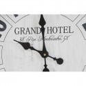 Wall Clock DKD Home Decor Crystal Black White Iron (61 x 6 x 89 cm)