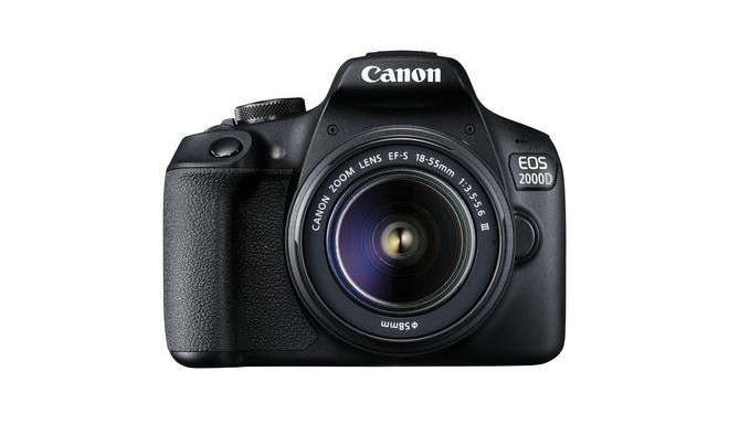 Canon EOS 2000D + 18-55mm IS II + SB130 bag + 16GB memory card