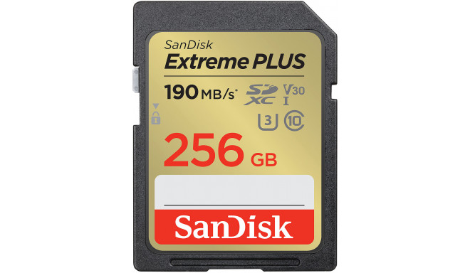 Sandisk memory card SDXC 256GB Extreme Plus