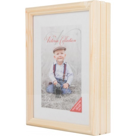 Fotorāmis Trio 15x21, dabiska koka krāsā 3gb.