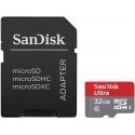 SanDisk mälukaart microSDHC 32GB Ultra 80MB/s + adapter