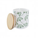 3 Tubs DKD Home Decor Natural White Green Bamboo Stoneware Tropical (3 Pieces)