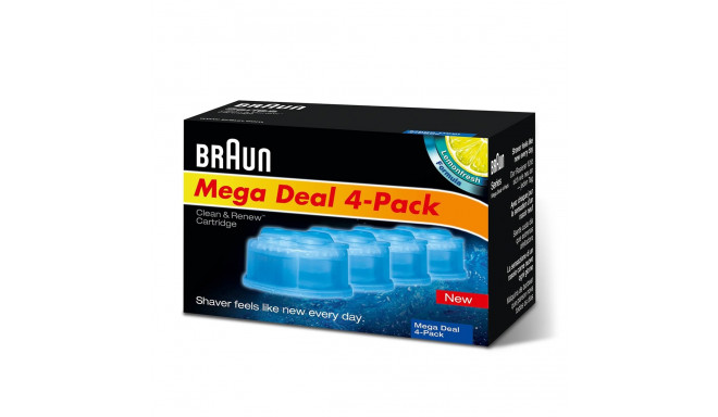 BRAUN replaceable cartridges with cleaning fluids for Clean&Renew CCR3+1 shavers