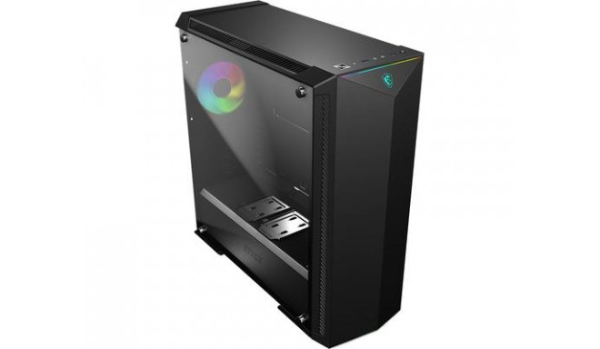 MSI MPG GUNGNIR 100 Mid Tower Gaming Computer Case &#039;&#039;Black, 1x 120mm ARGB + 3x 120mm Fan, 