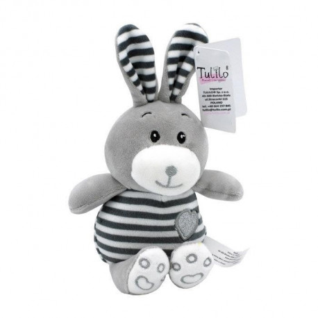 Product: Striped Cuddles Rabbit Plush
Size: 26 cm
Category