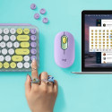 Logitech POP Keys Wireless Mechanical With Emoji Keys keyboard Bluetooth QWERTY English Mint colour