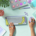 Logitech POP Keys Wireless Mechanical With Emoji Keys keyboard Bluetooth QWERTY English Mint colour