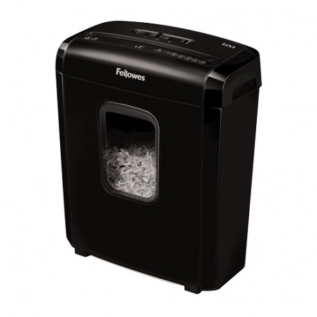 Powershred 6M must 13 L krediitkaartide hävitamine paberi käitlemine standard/väljund 6 lehte korrag
