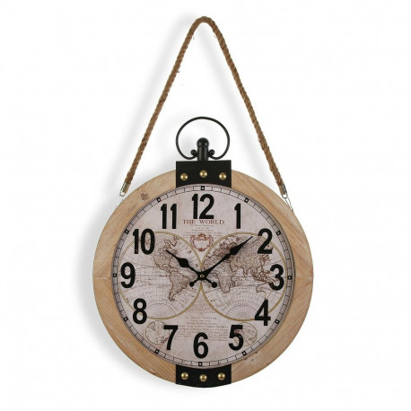 Seinakell Versa Mapamundi 40 x 6,5 x 47 cm Puit MDF