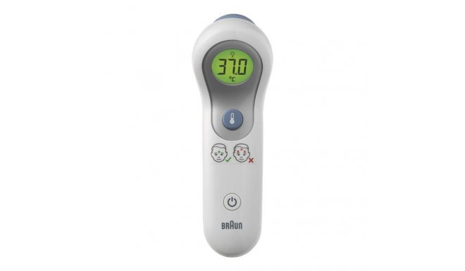 Braun BNT300WE digital body thermometer Remote sensing thermometer White Forehead Buttons