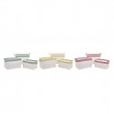 Grozs DKD Home Decor Poliesters Kokvilna Alumīnijs (35 x 21 x 20 cm) (3 gb.)