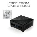 MSI Cubi 5 10M-009BEU Intel Core i3-10110U Barebone, Mini-PC, SFF, Type-C, USB 3.2 Gen2, HDMI, Displ