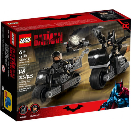 LEGO Super Heroes toy blocks Batman & Selina Kyle Motorcycle Pursuit (76179)