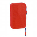 Double Pencil Case Atlético Madrid Red Navy Blue (28 pcs)