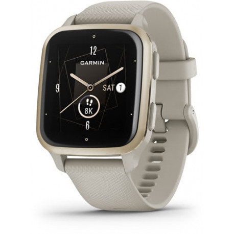 Garmin Venu Sq 2 Music, french gray/cream gold