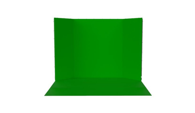StudioKing Panoramic Background Green Screen FSF-240400PT 240x400 cm