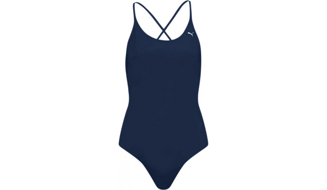 Puma купальник Swim V-Neck 01 L, темно-синий  (935086)