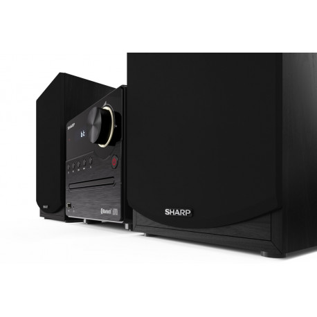 Sharp XL-B512(BK) Hi-Fi Mikro Süsteem, CD/FM/USB/Bluetooth v5.0, 45W, Must